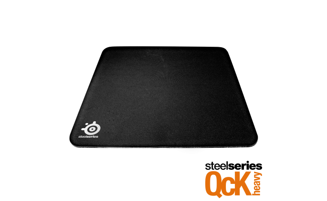 SteelSeries QcK Heavy Gaming Mouse Pad Large Thick Cloth Peak Tracking and Stability Optimized For Gaming Sensors